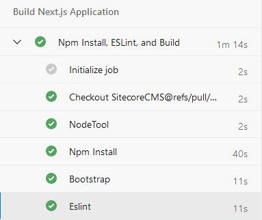 ADO Pipeline eslint job